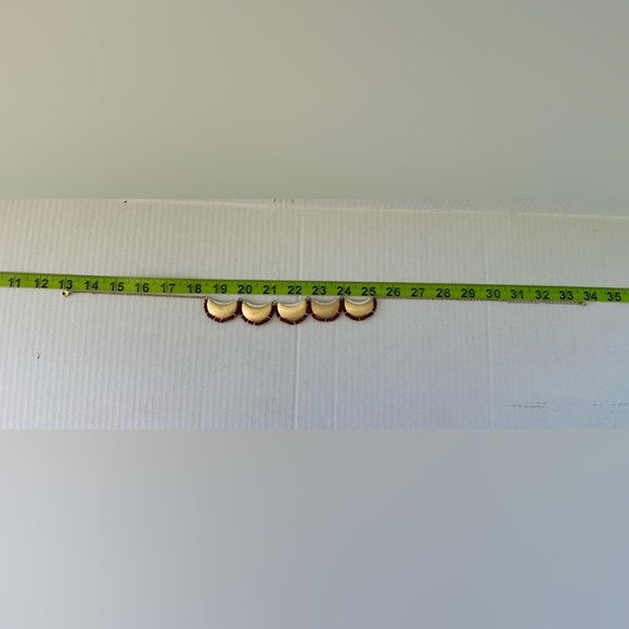 Vintage Gold and Red Statement Necklace - Picture 10 of 14